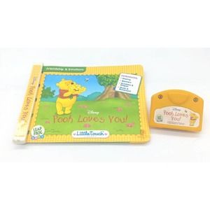 LeapPad LeapFrog Pooh Loves You! Book & Cartridge Library Reading Toy Learning